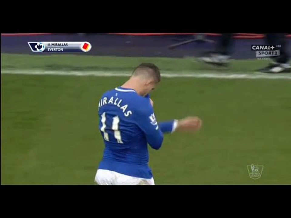 Red Card Kevin Mirallas - Everton 1-0 West Ham United (05.03.2016) Premier League - FOOTBALL MANIA