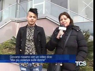 Giovane nisseno con un video dice Mai piu violenza sulle donne