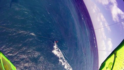 Camérakite montage dans la voile Long Beach Sud Barbade
