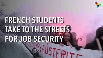 French Students Protests Labor Reforms
