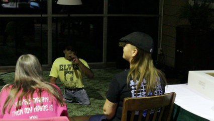 Danny Frasier sings a country song Sheffield Remembers 2014