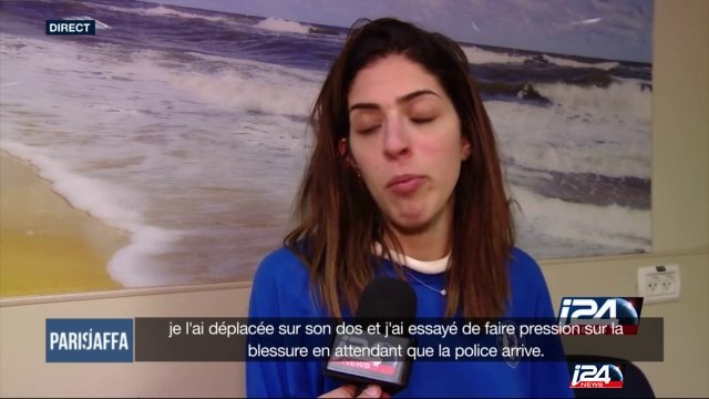 Témoin de l'attaque de Jaffa, Emilie raconte