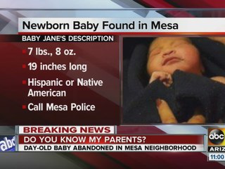Newborn baby found in Mesa