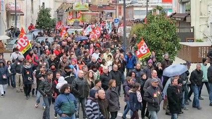 Annonay : un millier de manifestants contre la loi Travail