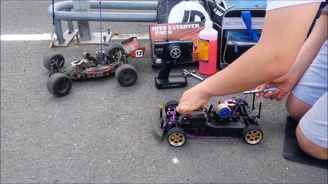 HPI RS4 and Thunder Tiger Tomahawk Nitro RC Cars