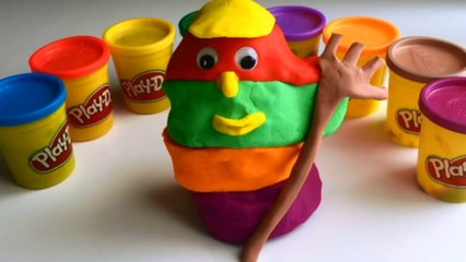 Bonhomme de neige en pâte a modeler