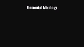 PDF Elemental Mixology Free Books