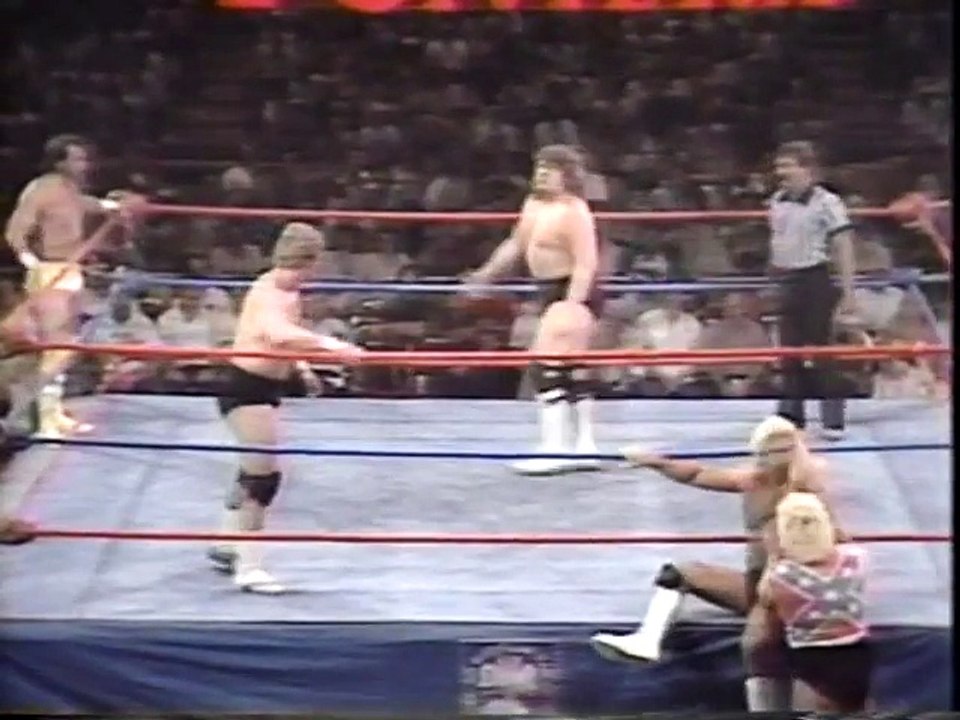 The Fabulous Freebirds vs Curt Hennig and Greg Gagne