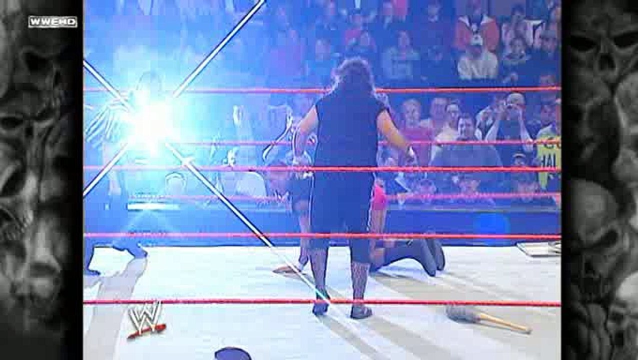 Randy Orton vs. Mick Foley- No Holds Barred Falls Count Anywhere Match for the Intercontinental Championship- WWE Backlash 2004