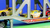Disney Pixar Cars Mack Transporter With Wolverine Hulk Superman Car Lightning McQueen & Batman Mater