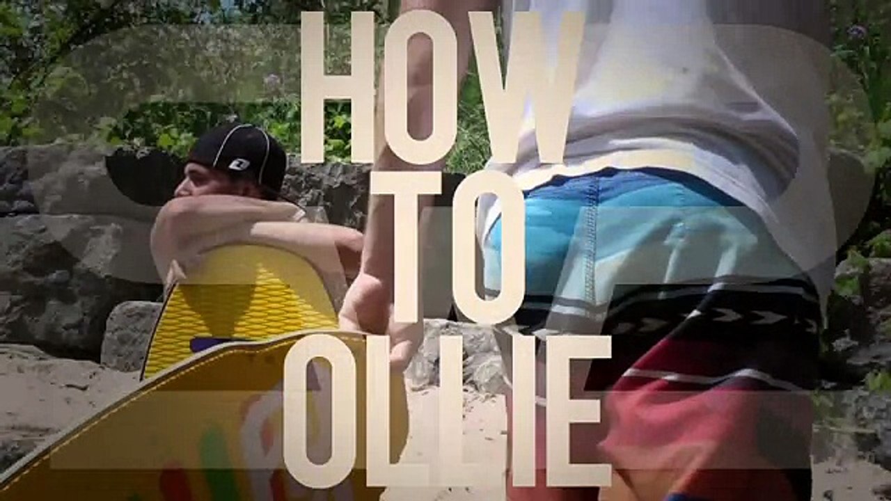 How to Ollie On a Skimboard Presented by DB Skimboards