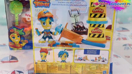 Hasbro - Play-Doh Town - Road Worker and Pup / Budowniczy i Wierny Pies - B5972 B3411