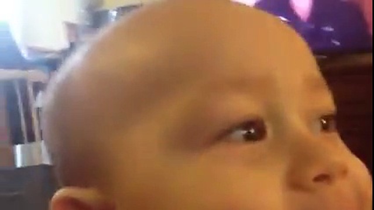 Baby Learns How to Whistle Jokeroo