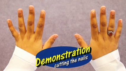 Как стичь ногти по сунне  (Наглядное пособие)