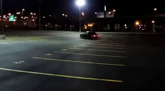 BMW Parking Lot Drift Fail.
