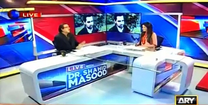 Shahid Masood terms Taseer's recovery success of Zarb-e-Azb