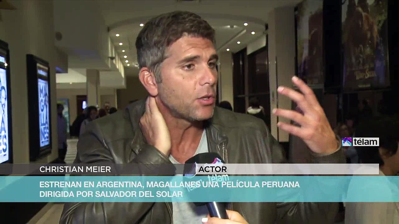 Entrevista a Christian Meier en el Avant Premier 'Magallanes'
