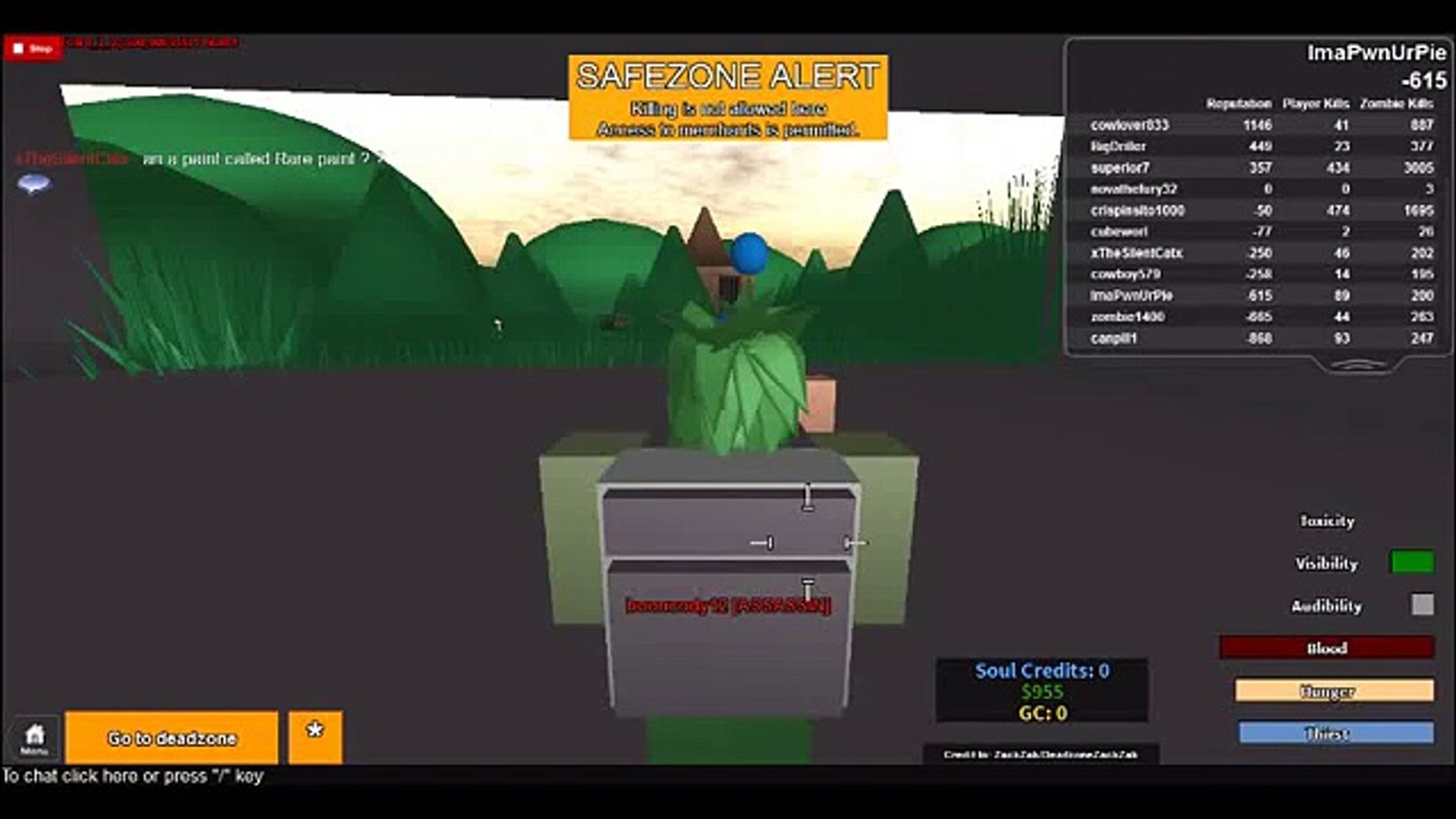 Roblox Deadzone Remade Glitch Video Dailymotion - roblox remake map