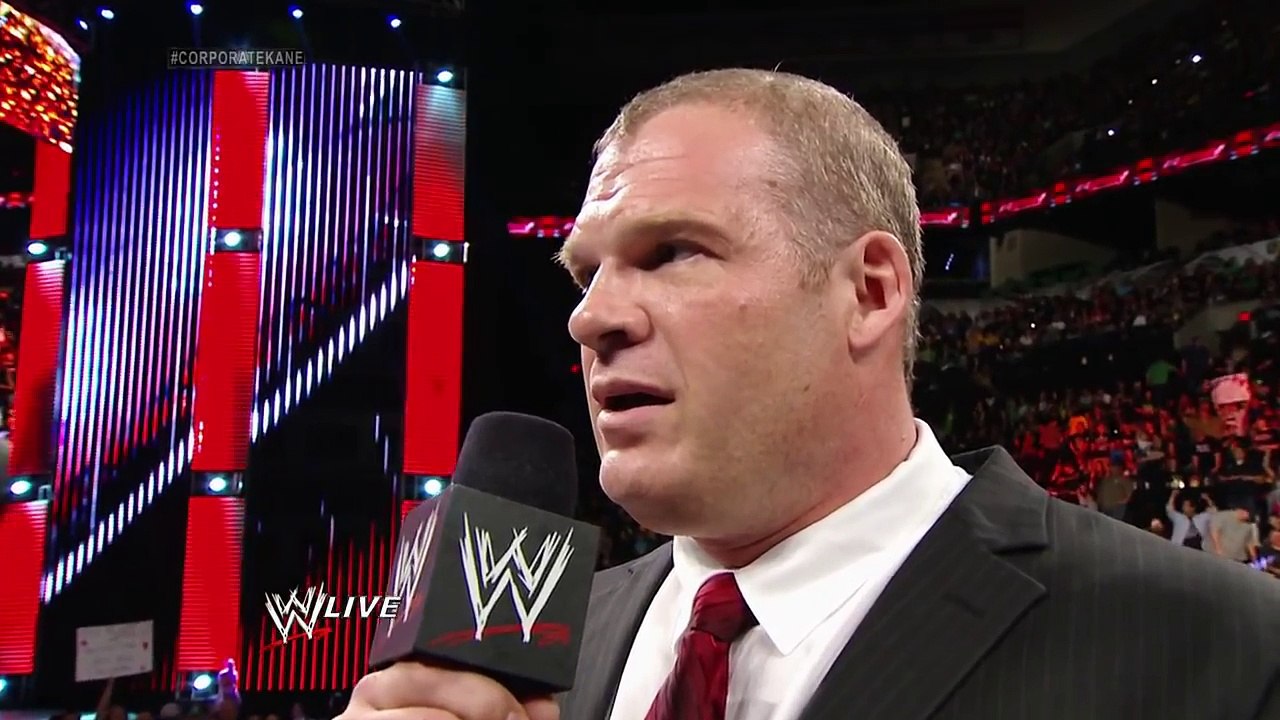 The Shield Triple Power Bombs Kane- Raw match 17/03/2014