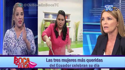Las tres mujeres más queridas del Ecuador celebran su día