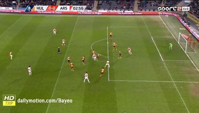 Arsenal goal disallowed HD - Hull City vs Arsenal - 08-03-2016 FA Cup