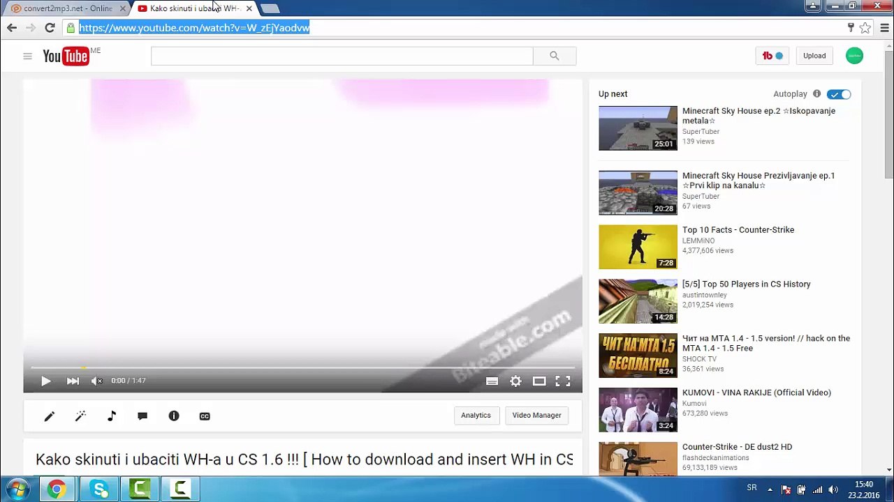 Download music from DailyMotion and YouTube