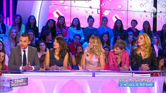 Soupçonné d'être la taupe de TPMP , Bertrand Chameroy annonce en direct qu'il quitte l'émission provisoirement