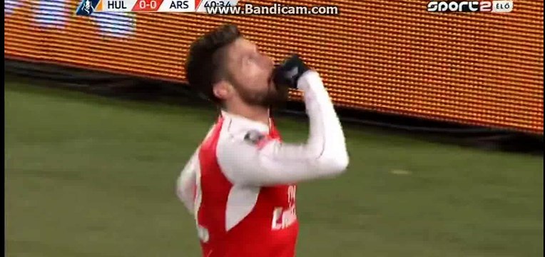 Oliver Giroud Goal HD - Hull City 0-1 Arsenal 08-03-2016