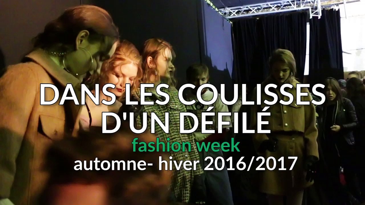 Dans les coulisses de la fashion week de Paris