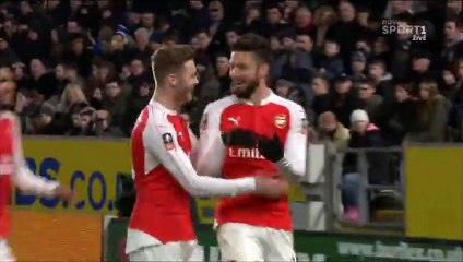 0-1 Olivier Giroud Lucky Goal HD - Hull City 0-1 Arsenal (FA Cup) 08.03.2016 HD