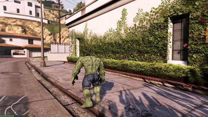 GTA 5 Mods - Hulk vs Plane