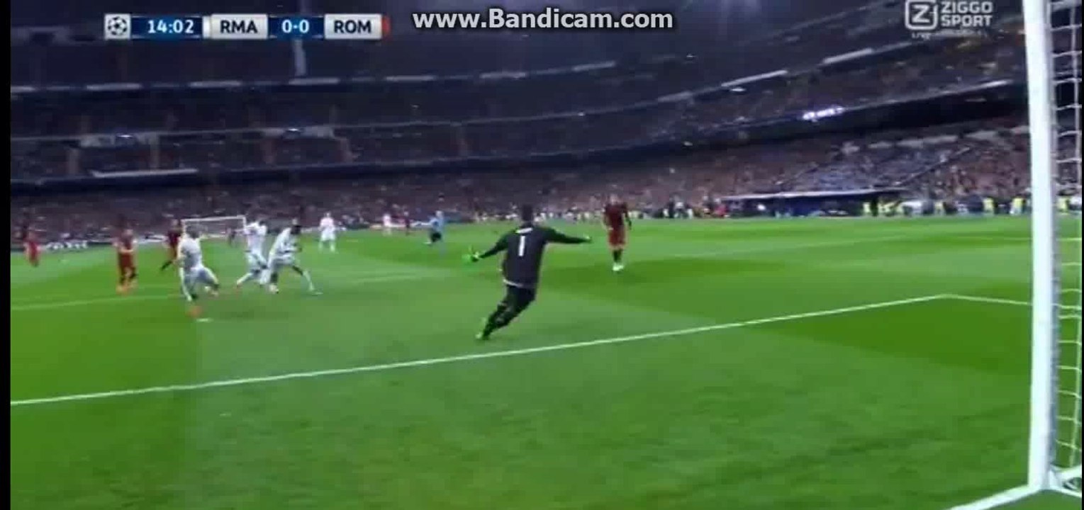 Keylor Navas super save - Real Madrid vs Roma 08-03-2016