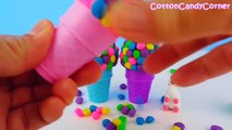 Play Doh Surprise Ice Cream Dippin Dots Minions LPS Monsters University CottonCandyCorner