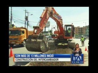 Inició la construcción del intercambiador en la Granados
