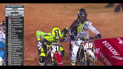 AMA Supercross 2016 Rd (Round) 9 Daytona - 250 EAST Main Event HD 720p