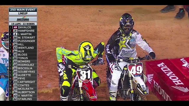 AMA Supercross 2016 Rd (Round) 9 Daytona - 250 EAST Main Event HD 720p