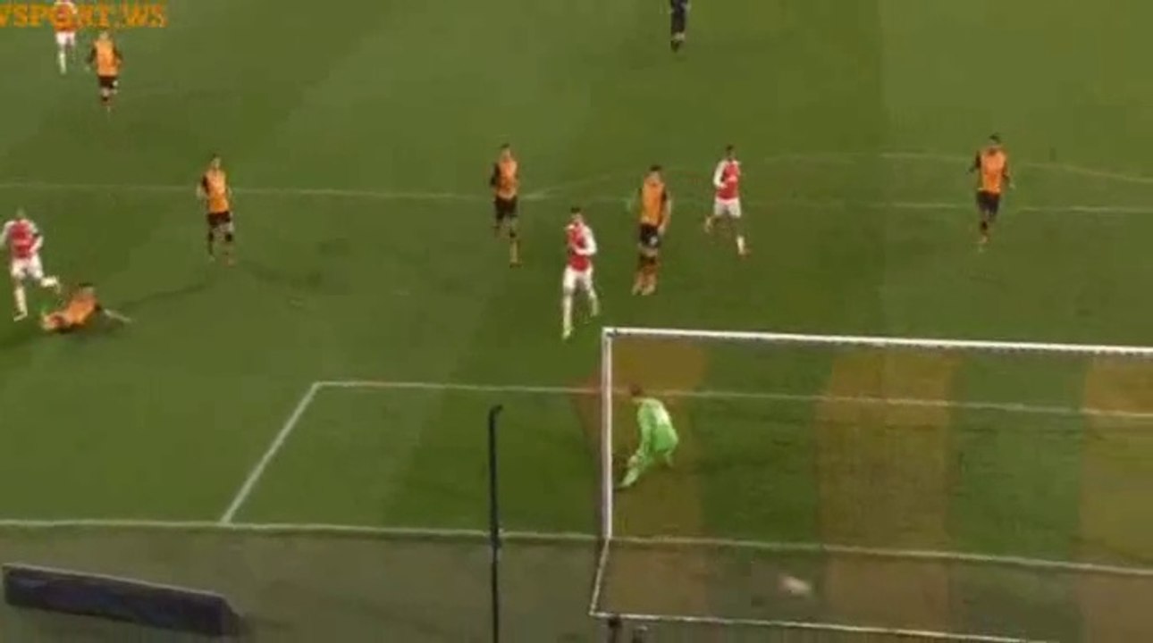Theo Walcott 2nd Goal - Hull City 0 - 4 Arsenal - 08-03-2016