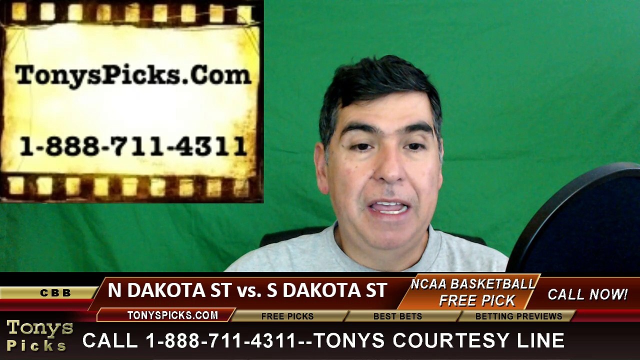 College Basketball Free Pick South Dakota St vs. North Dakota St Prediction Odds Preview 3-8-2016