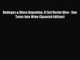 [PDF] Bodegas & Vinos Argentina. El Sol Hecho Vino - Sun Turns Into Wine (Spanish Edition)