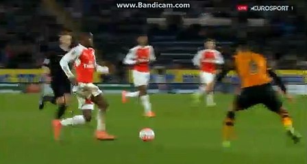 Supeeer  Goooal Theo Walcoot  Hull City vs Arsenal 0 - 3