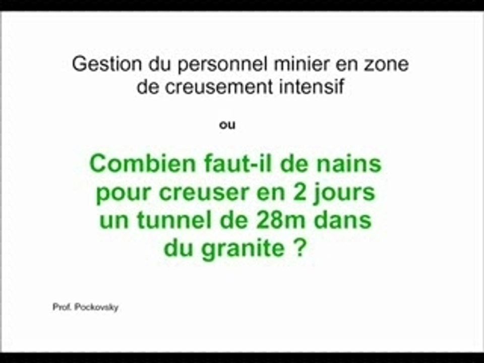 Le Tunnel Des Nains
