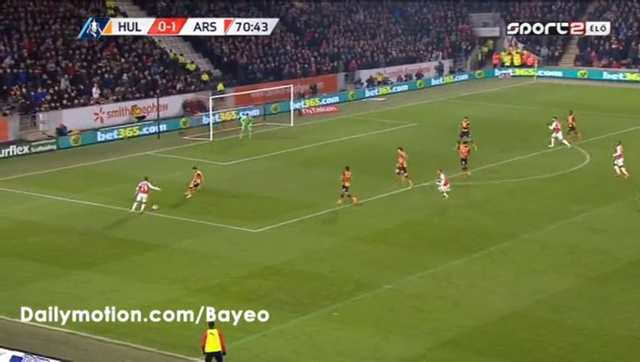 Olivier Giroud Goal HD - Hull City 0-2 Arsenal - 08-03-2016 FA Cup