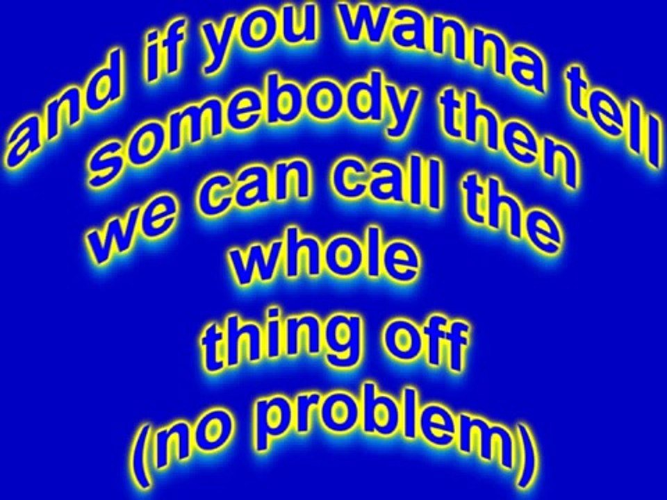 Justin Bieber- Kiss and Tell (Lyrics On Screen) 2010