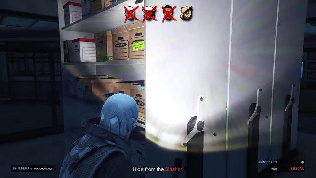 GTA 5 Slasher Funny Moments - Epic Flashlight Kill! (GTA 5 Online)