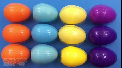 Learn Patterns with Colours Surprise Eggs and Peppa Pig Spiderman My Little Pony Toys