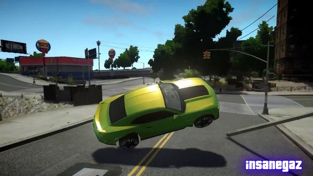 GTA IV 2012 Chevrolet Camaro ZL1 Crash Testing HD