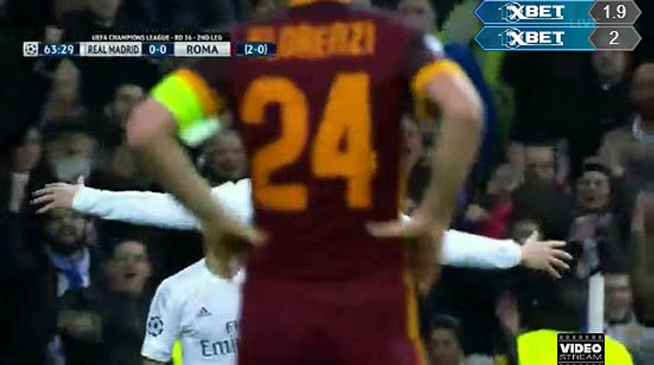 Real Madrid - Roma 1-0 | Ronaldo Goal 08.03.2016