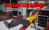 Vücut Geliştirme Hareketleri - Decline Leg Raises