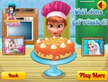 Anna Cooking Cheese Cake - Disney princess Frozen - Game for Little Girls