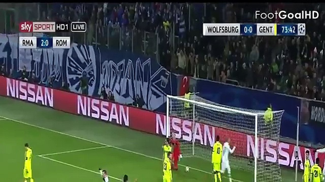 Wolfsburg vs Gent 1-0 All Goals & Highlights 08-03-2016